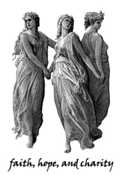Three Principal Rounds, masonic symbol, three muses, masonic ladies