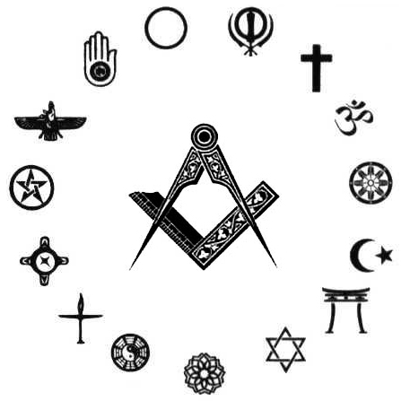 religious symbols, faith, square and compass, freemason information